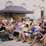 Publiczność festiwalu na Zamku w Janowcu