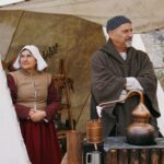 Rekonstruktorzy podczas Wydarzenia V Białe Czerwone Winobranie
