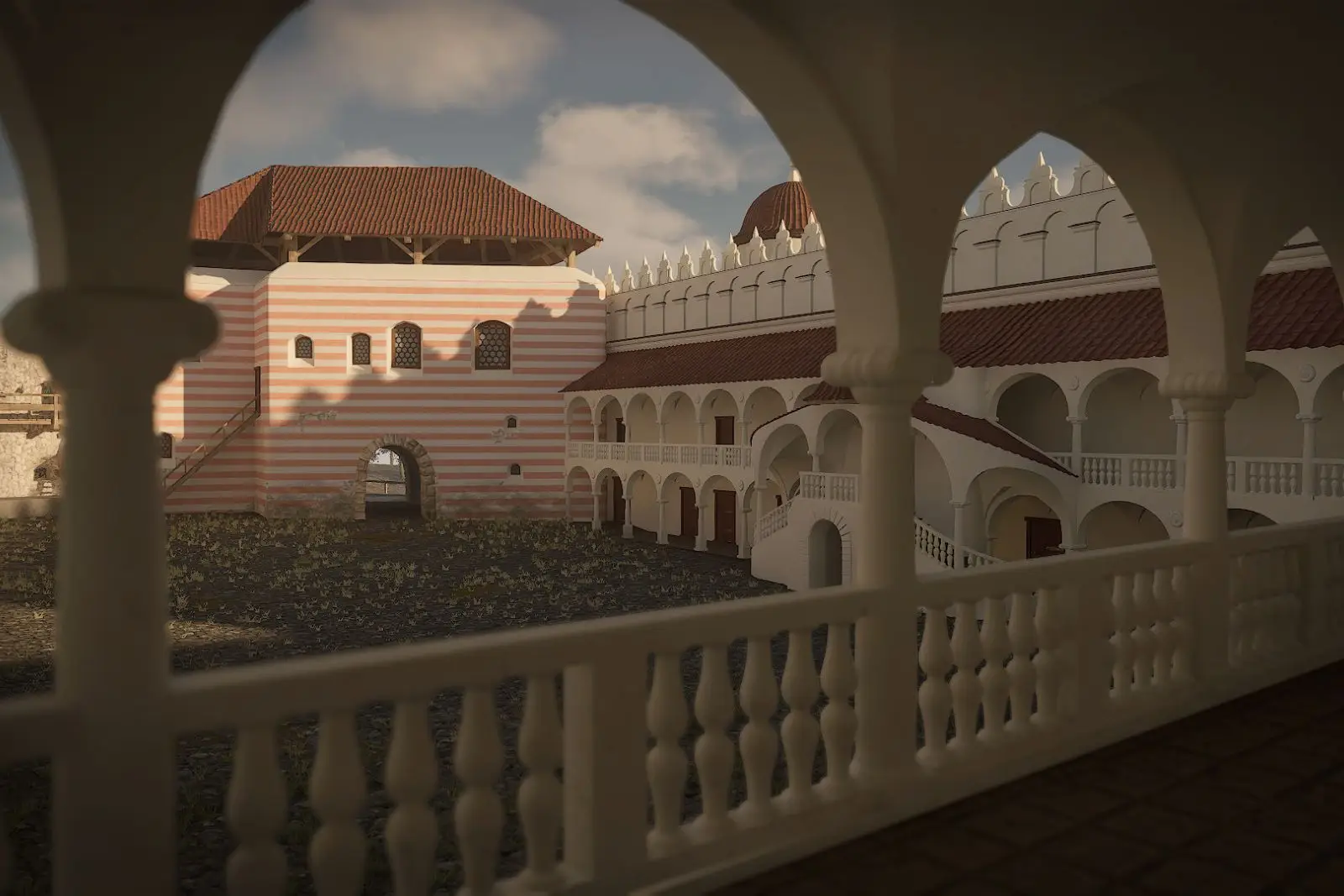 multimedialna makieta 3D Zamku w Janowcu