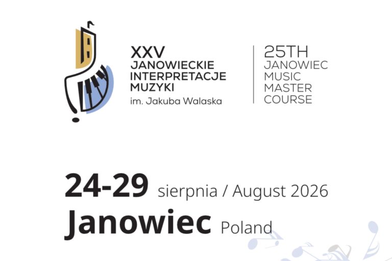 XXV Janowieckie Interpretacje Muzyki im. Jakuba Walaska