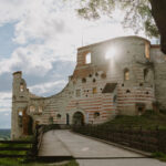 Widok na Zamek w Janowcu