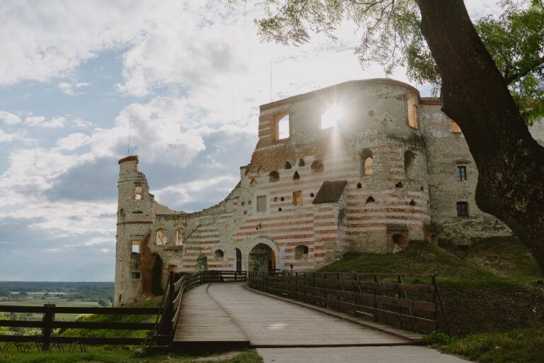Widok na Zamek w Janowcu